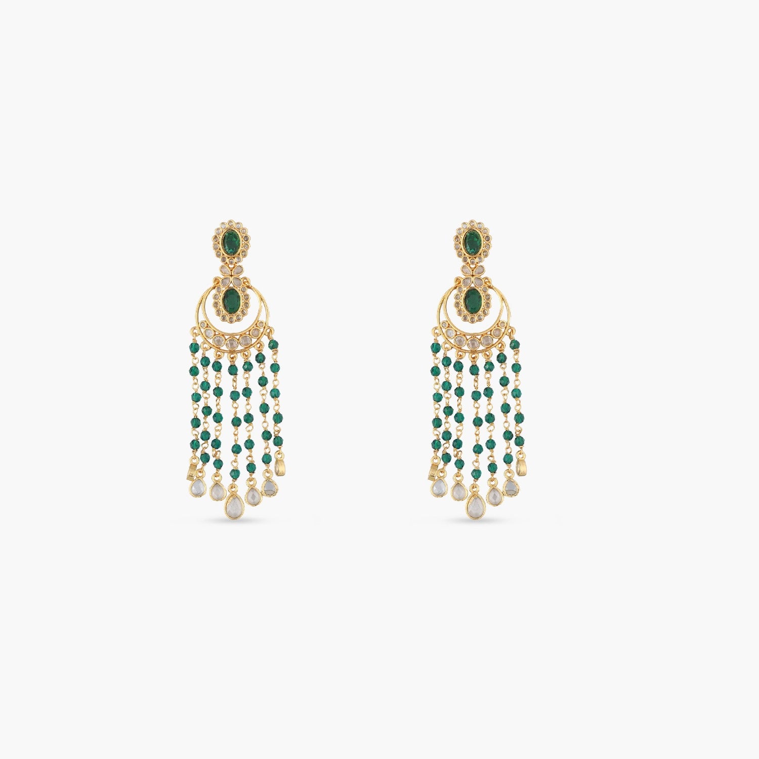 Classic Beads Floral Earrings