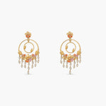 Jalaja Floral Statement Chandbali Earrings