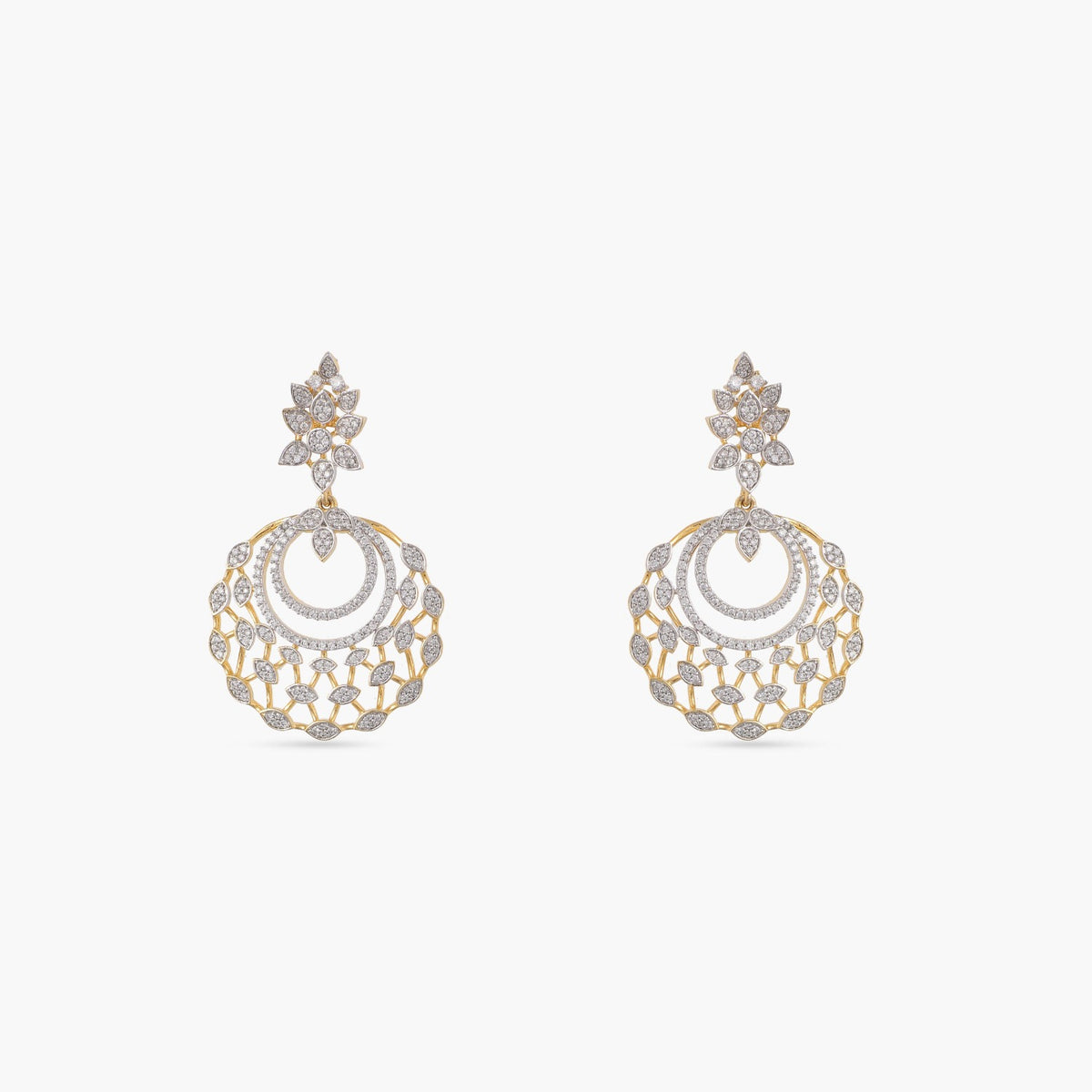 Yug Nakshatra CZ Drop Earrings