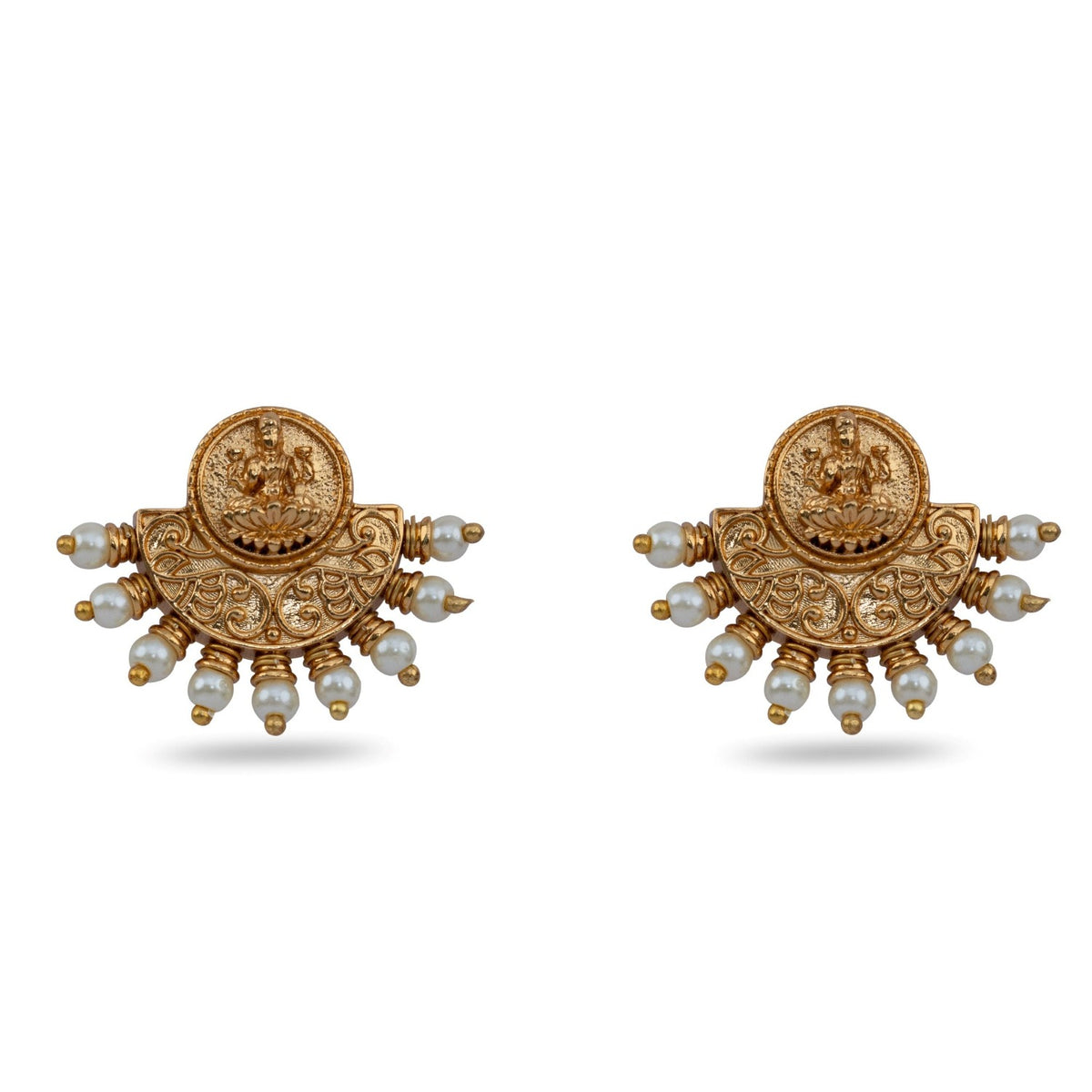 Duti Antique Coin Stud Earrings