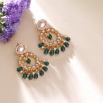 Avira Kundan Chandbali Earrings