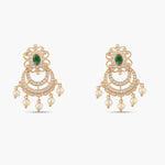 Sanvika Nakshatra CZ Chandbali Earrings