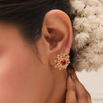 Kavisha Nakshatra CZ Stud Earrings 