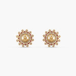 Veda Antique Stud Earrings