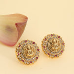 Vanya Antique Kempu Stud Earrings