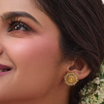 Madhavi Antique Stud Earrings