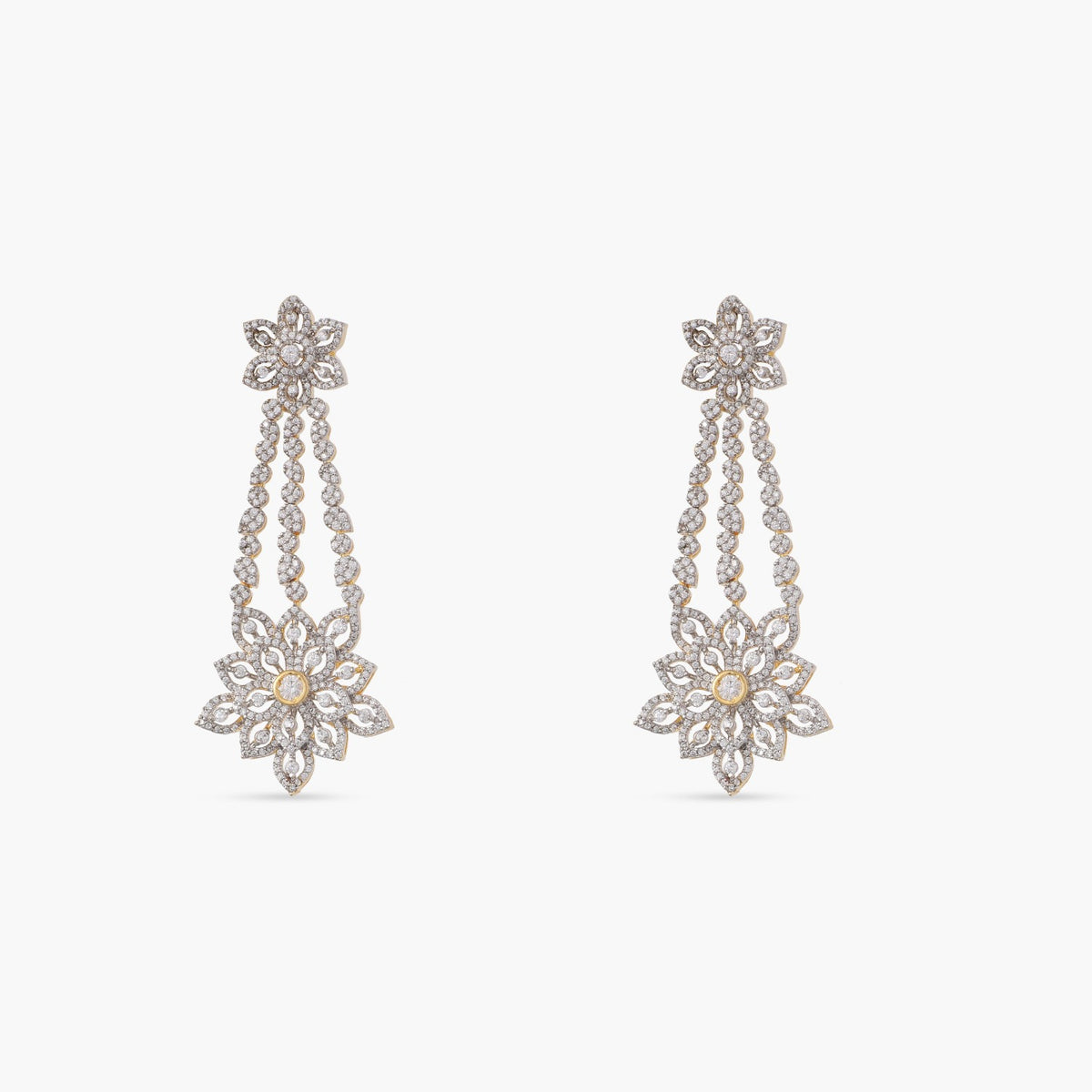 Ginger CZ Drop Earrings