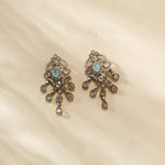 Ardeyi CZ Mint Stud Earrings