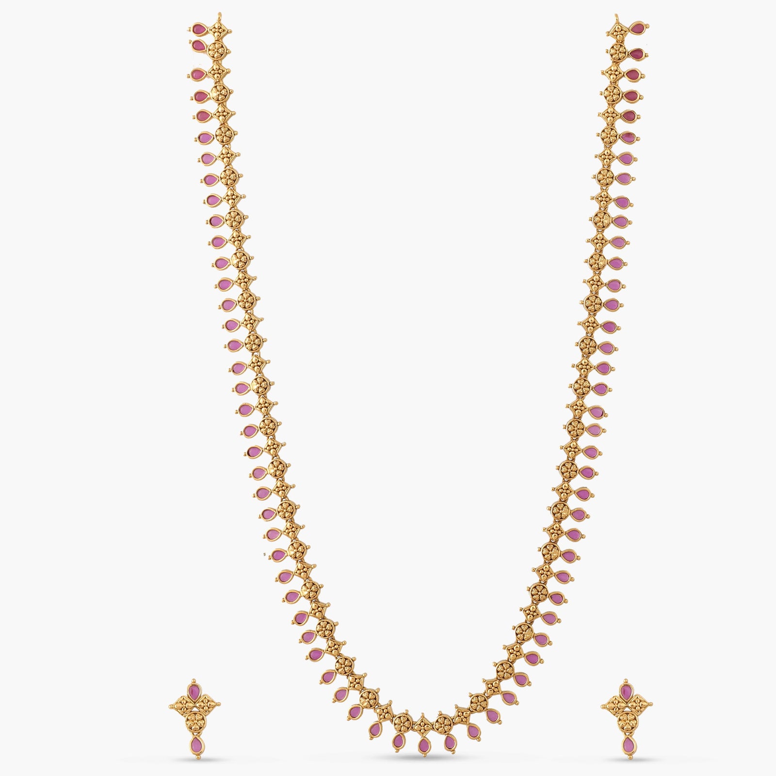 Alakananda Antique Long Necklace Set