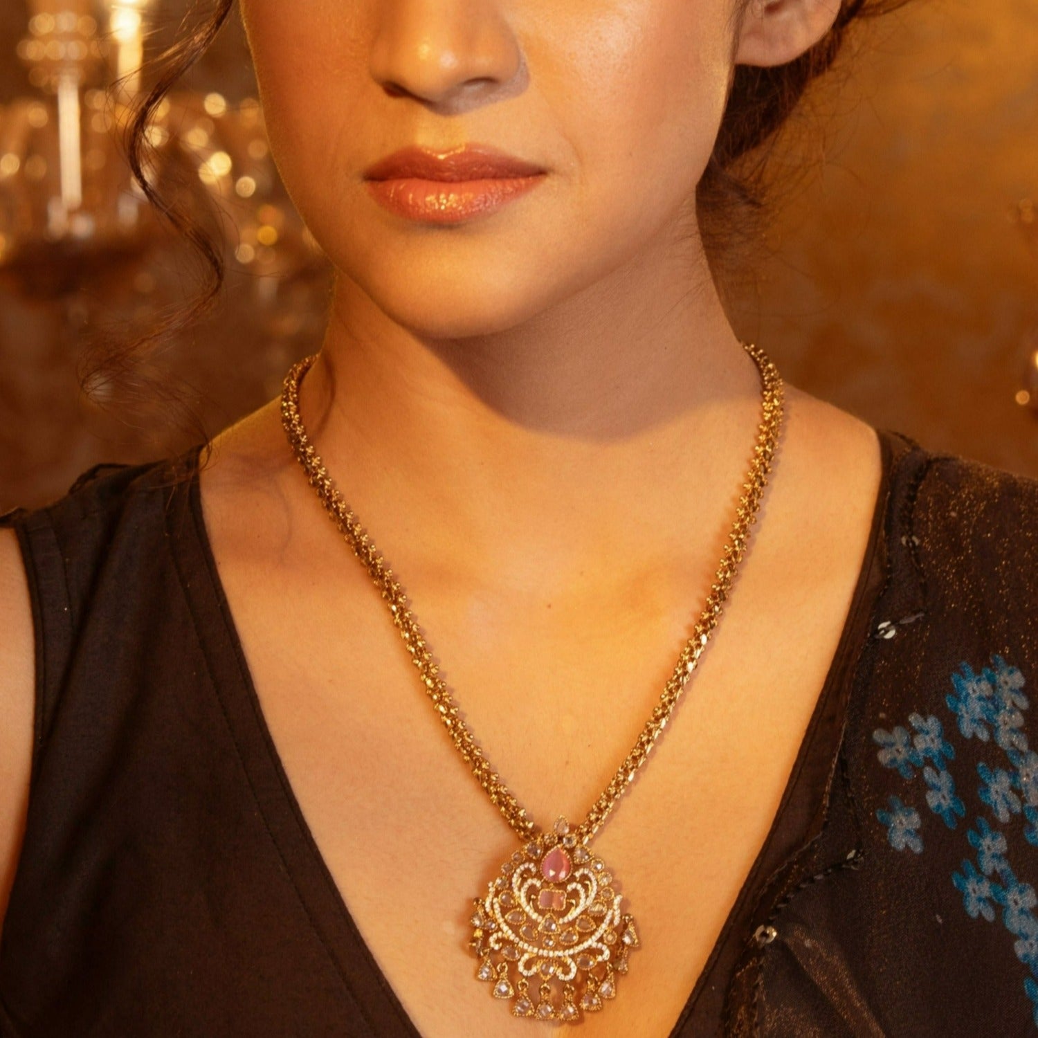 Viola Nakshatra CZ Pendant