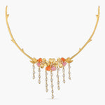 Jalaja Floral Statement Cuff Necklace