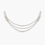 Layered Nakshatra CZ Necklace