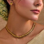 Subhadra Antique Kempu Necklace Set