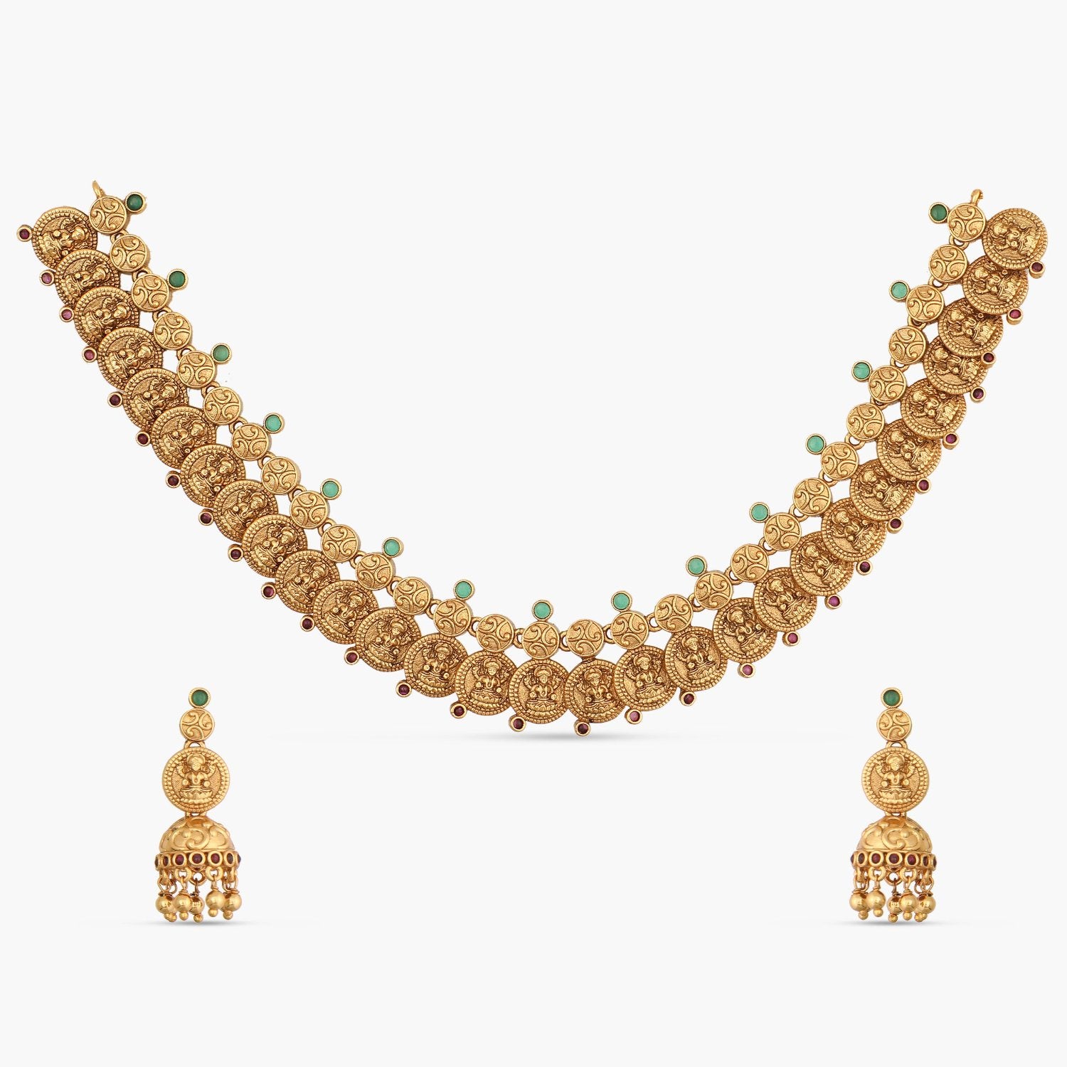 Kempu necklace sets online outlet