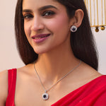 Asscher Nakshatra CZ Pendant Set