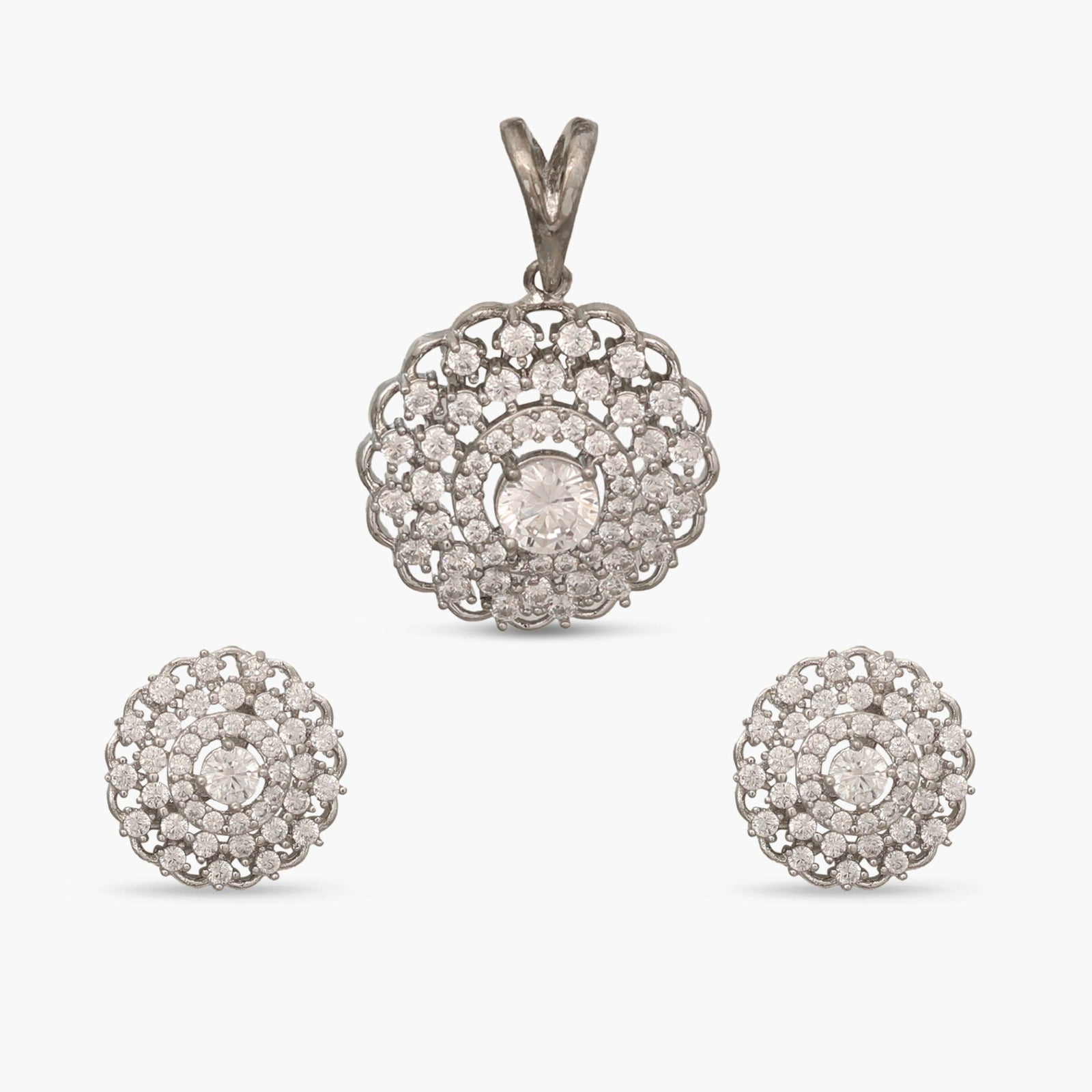 Amelia Nakshatra CZ Pendant Set