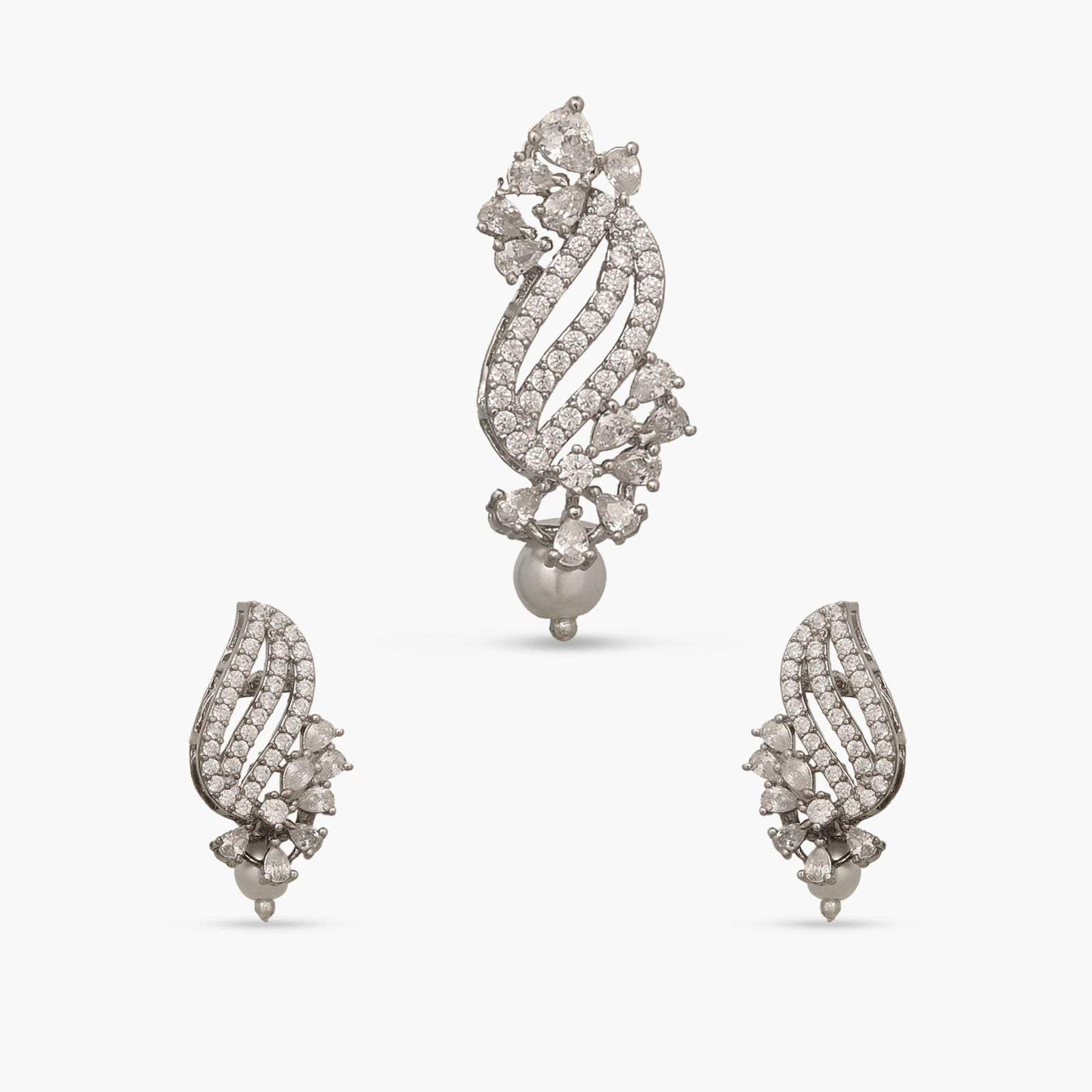 Pamela Nakshatra CZ Pendant Set