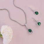 Ashley Green Nakshatra CZ Pendant Set