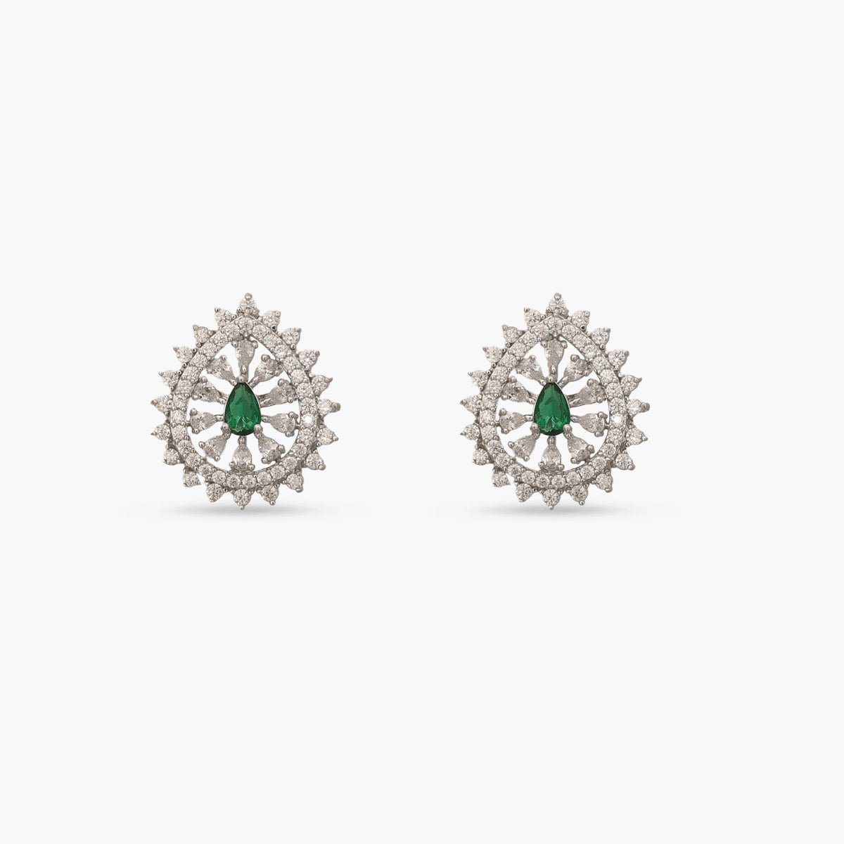 Mia Green Nakshatra CZ Pendant Set
