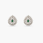 Mia Green Nakshatra CZ Pendant Set