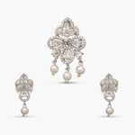 Pearl Dew Nakshatra CZ Pendant Set