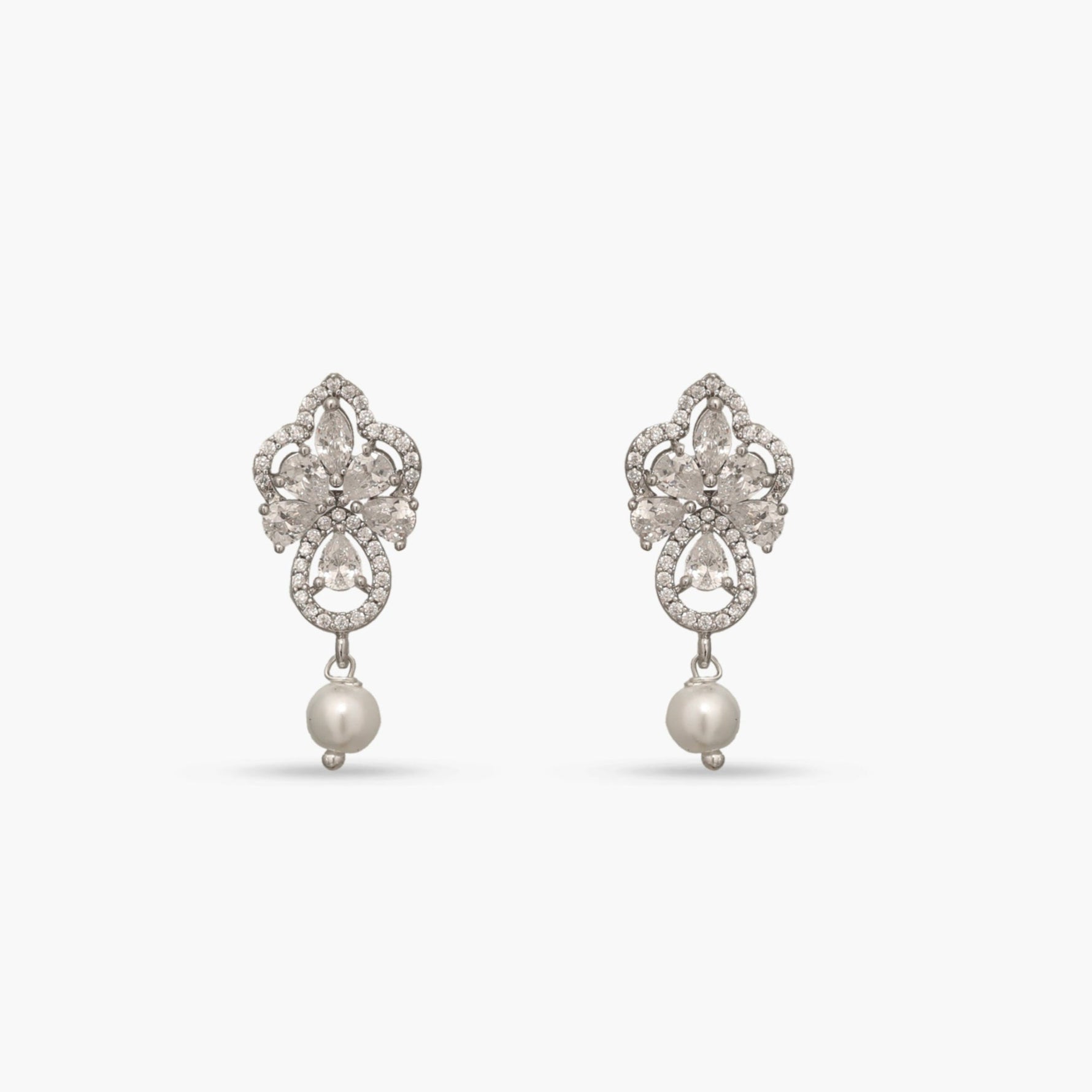 Pearl Dew Nakshatra CZ Pendant Set