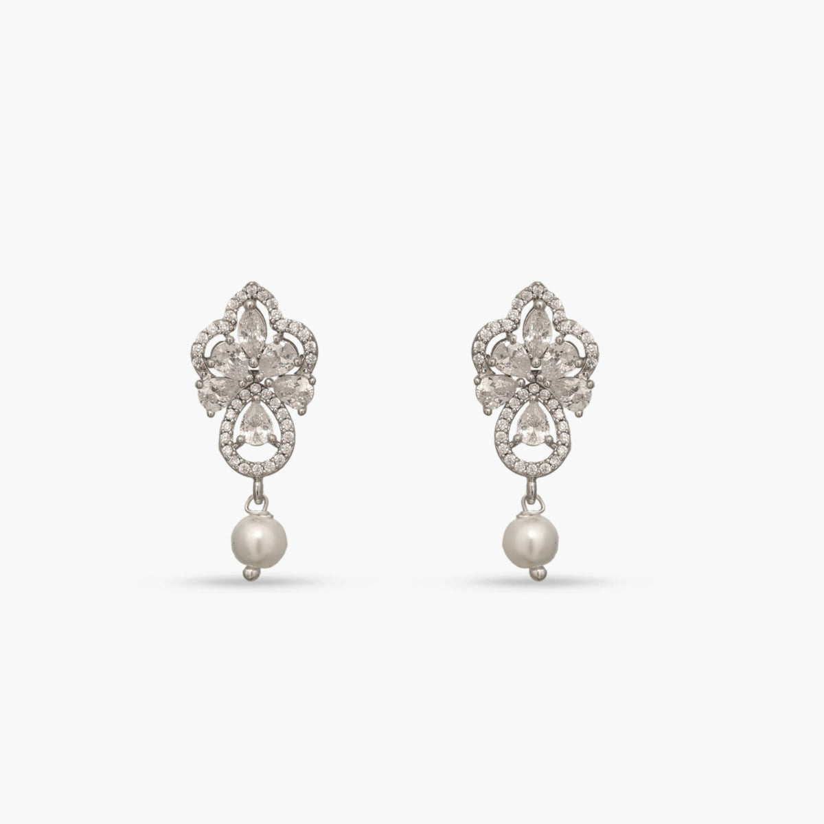 Pearl Dew Nakshatra CZ Pendant Set