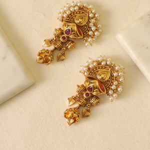 Buy Tarinika s Lena Statement Antique Earrings Indian Jewelry