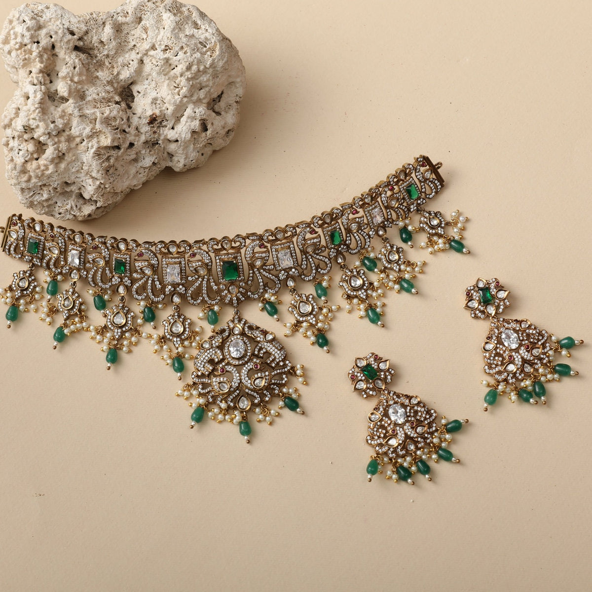 Edith Nakshatra CZ Choker Set