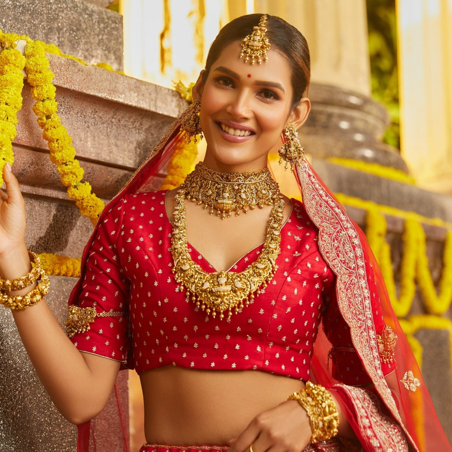 Lehenga Modern Bridal Jewellery Designs Buy Tarinika's Aashni