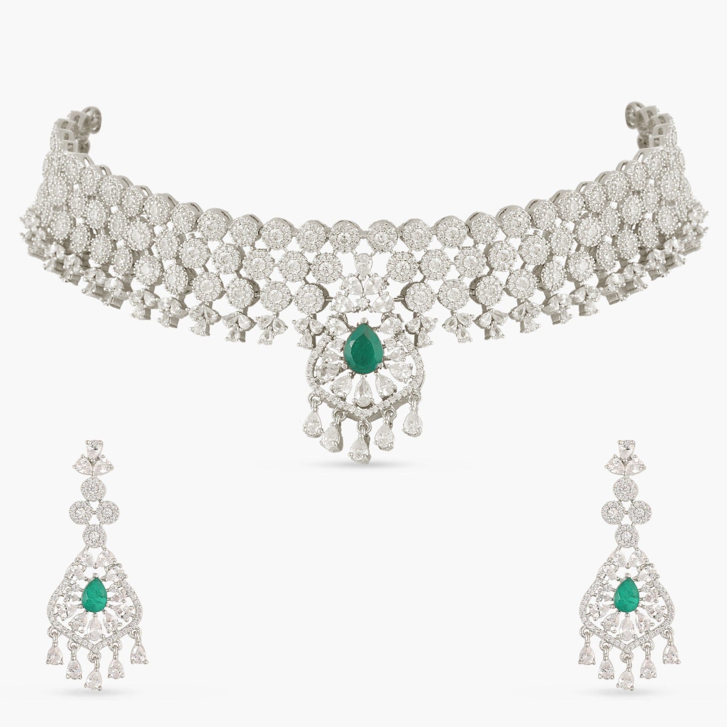 Designer Necklace with Multi-Coloured Stone | Exotic India Art