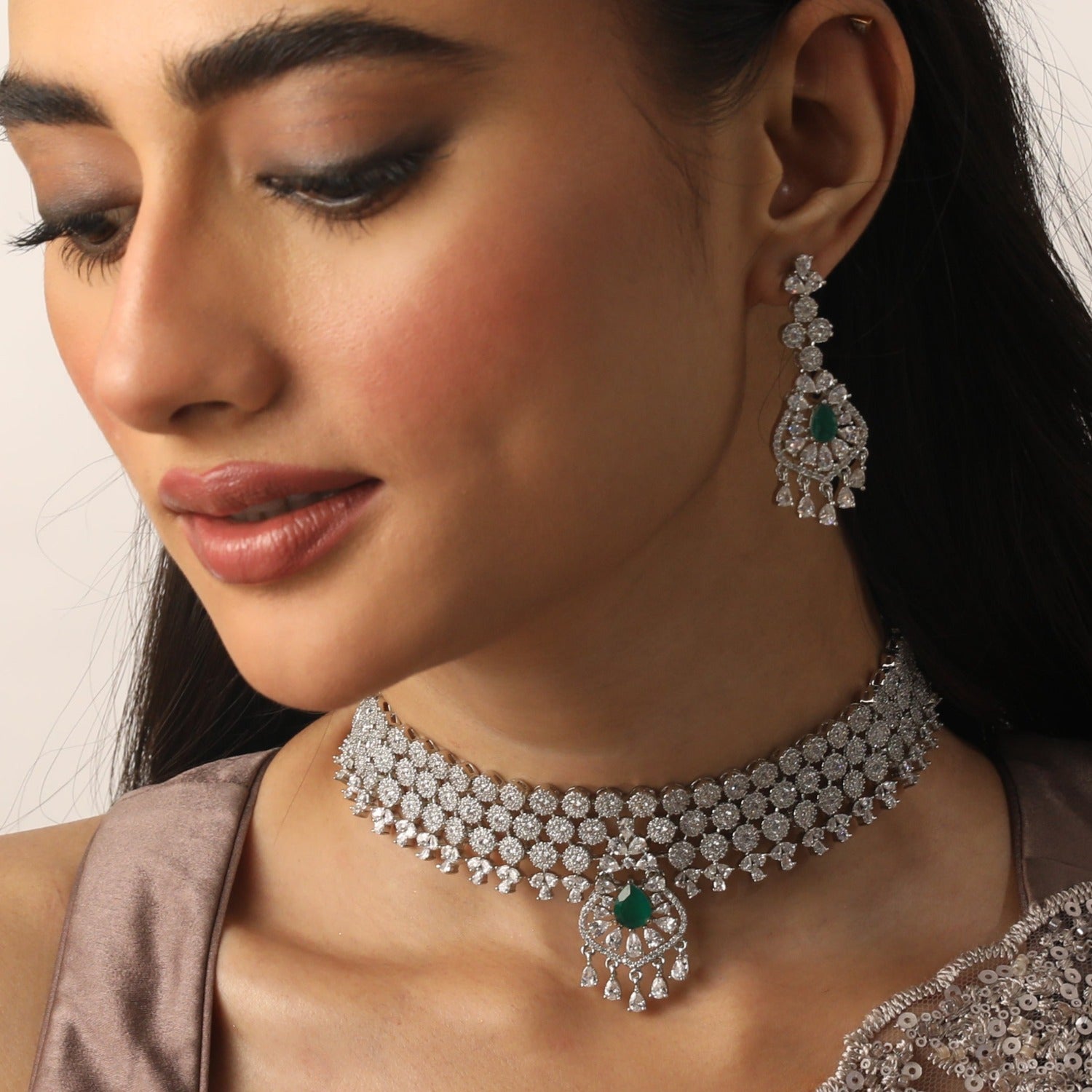Shop Indian Traditional Nakshatra CZ Choker Tarinika