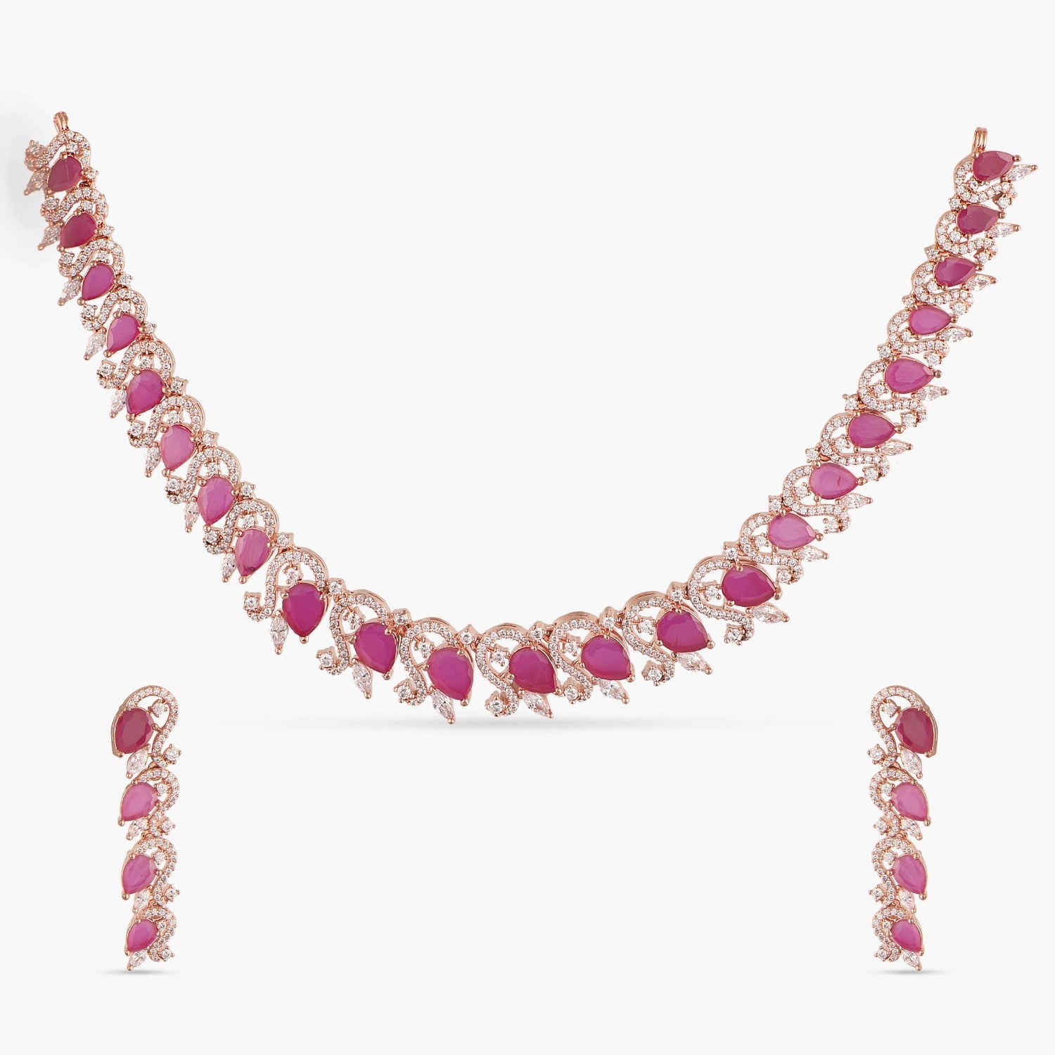 Luz Nakshatra CZ Necklace Set 