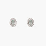 Round Charm CZ Pendant Set
