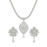 Palma Nakshatra White CZ Pendant Set