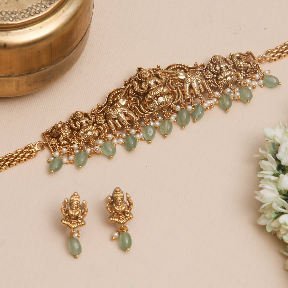 Ishvika Antique Choker Set