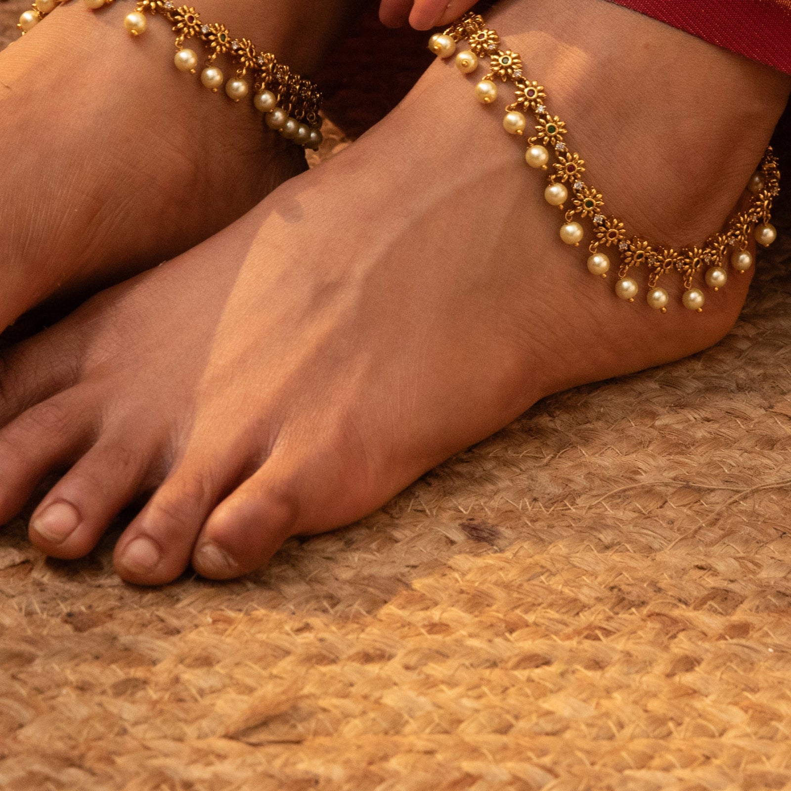 Aritri Antique Anklets