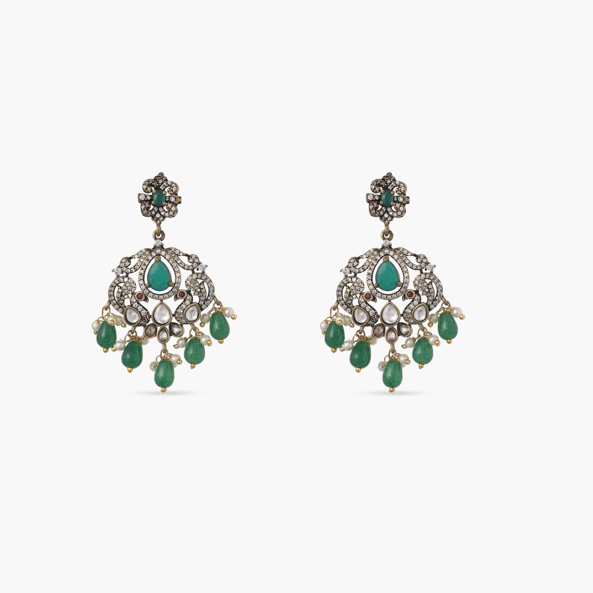 Ruchira Nakshatra CZ Drop Earrings