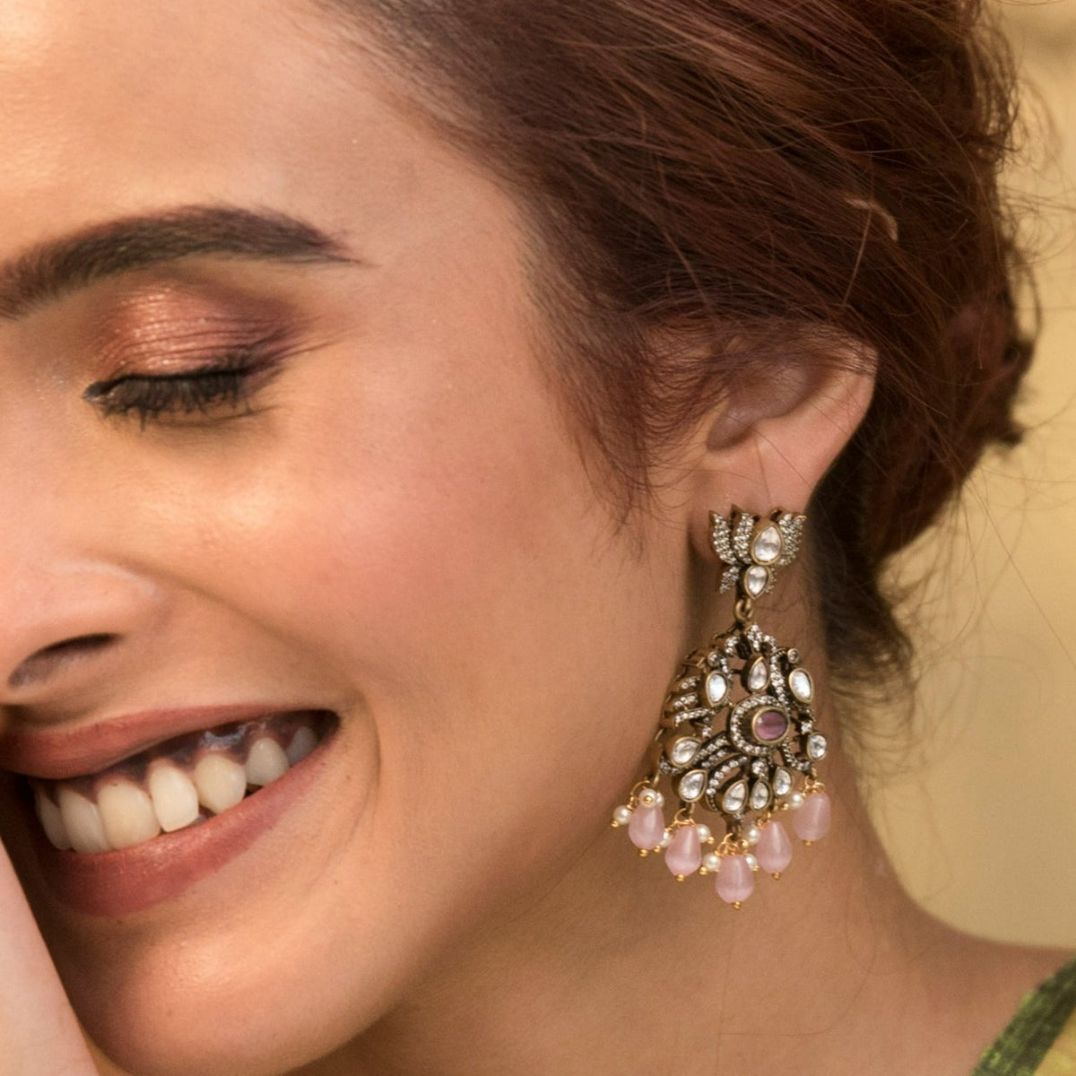 Karna Nakshatra CZ Drop Earrings