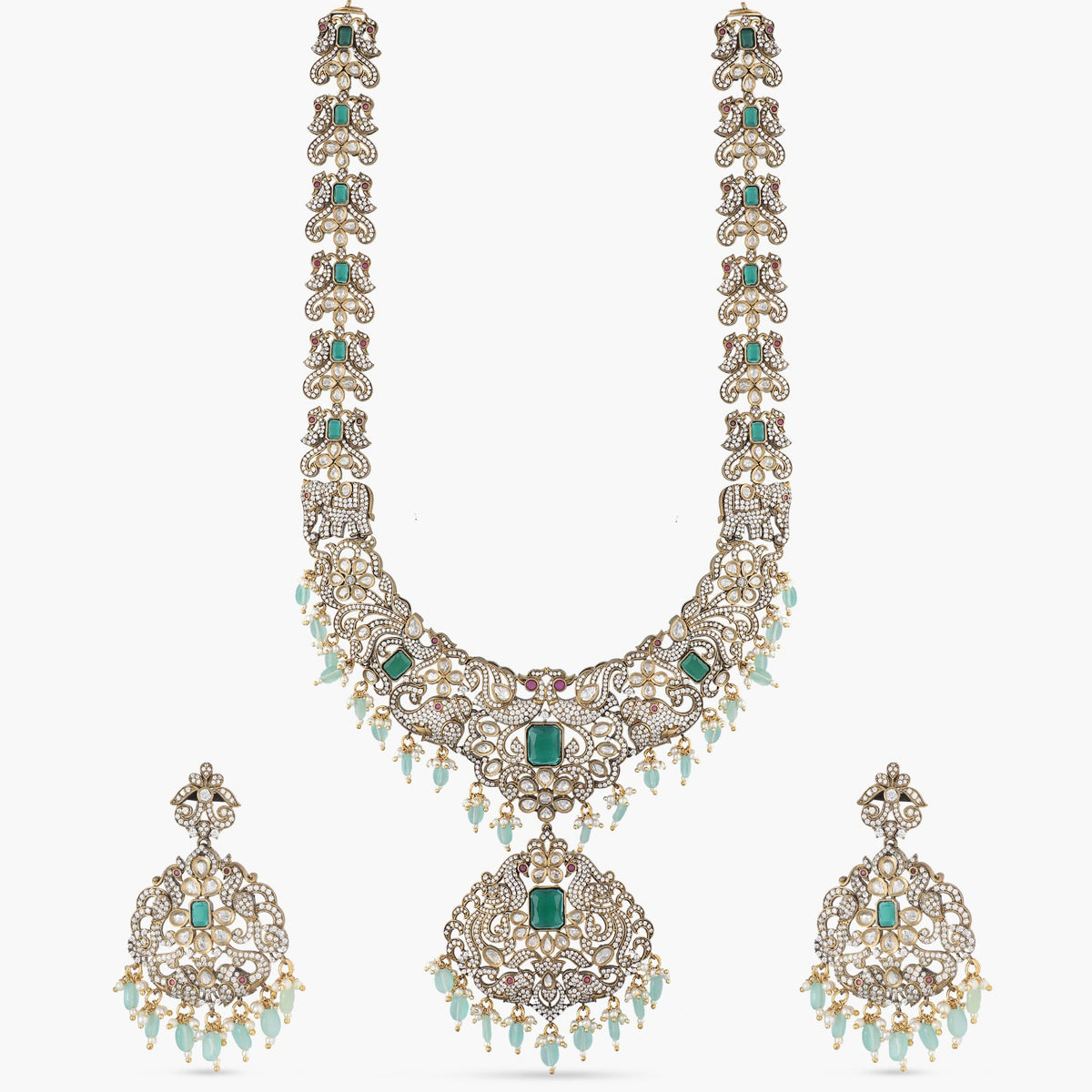 Alma Nakshatra CZ Necklace Set