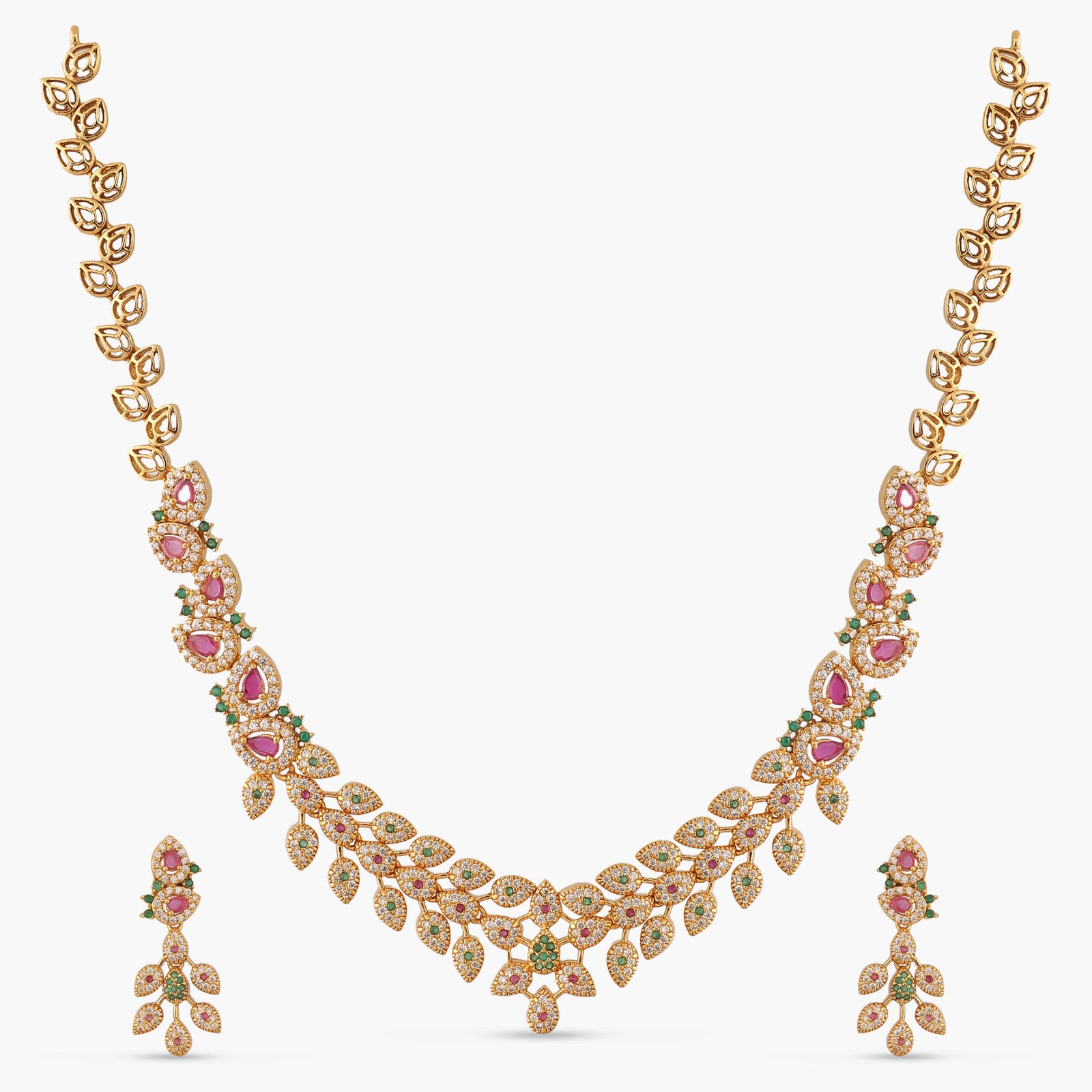 Prisha Delicate Antique Necklace Set