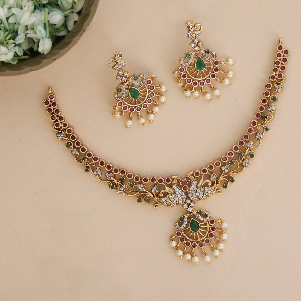 Iravati Antique Necklace Set