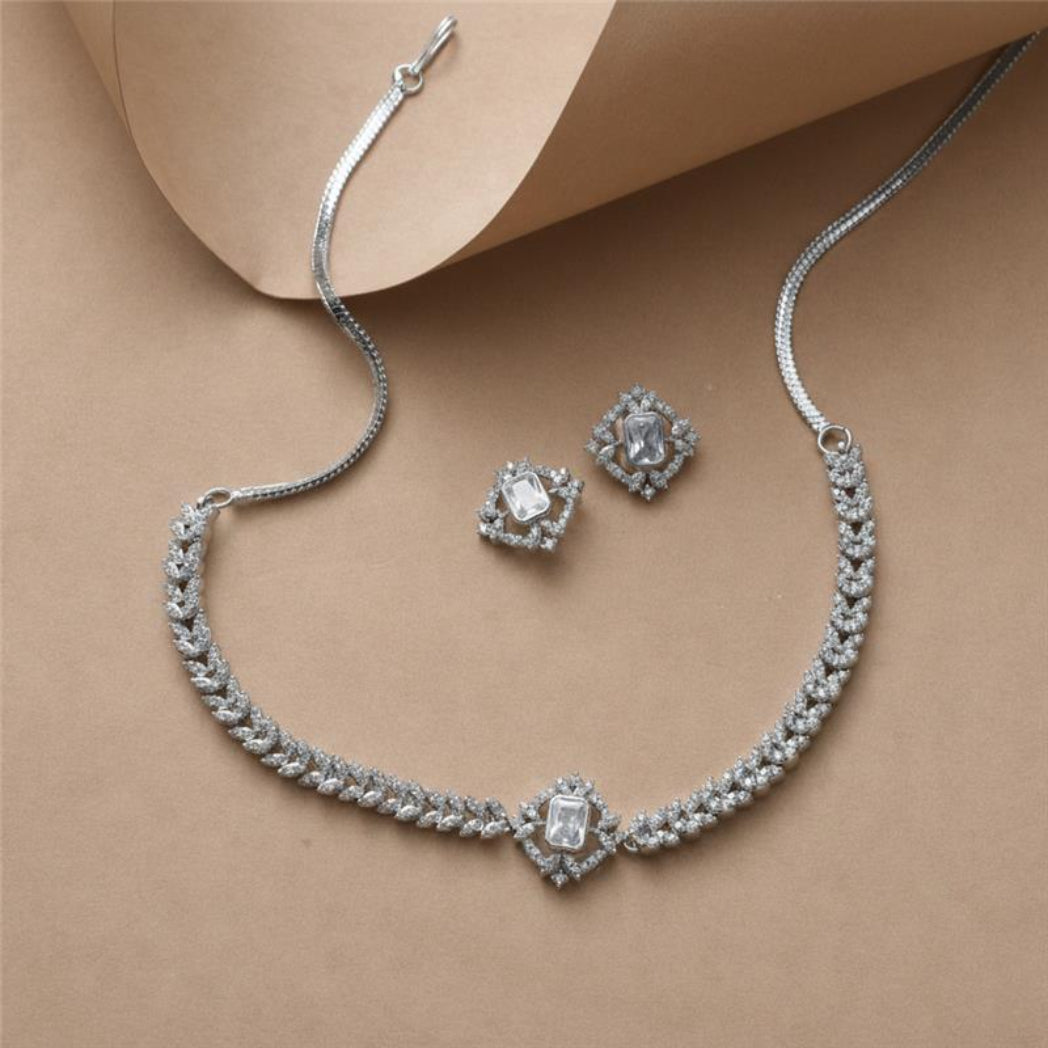 Shaz Nakshatra CZ Necklace Set
