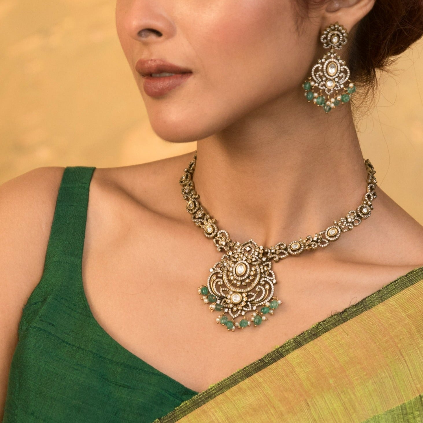 Ujjvala Nakshatra CZ Necklace Set