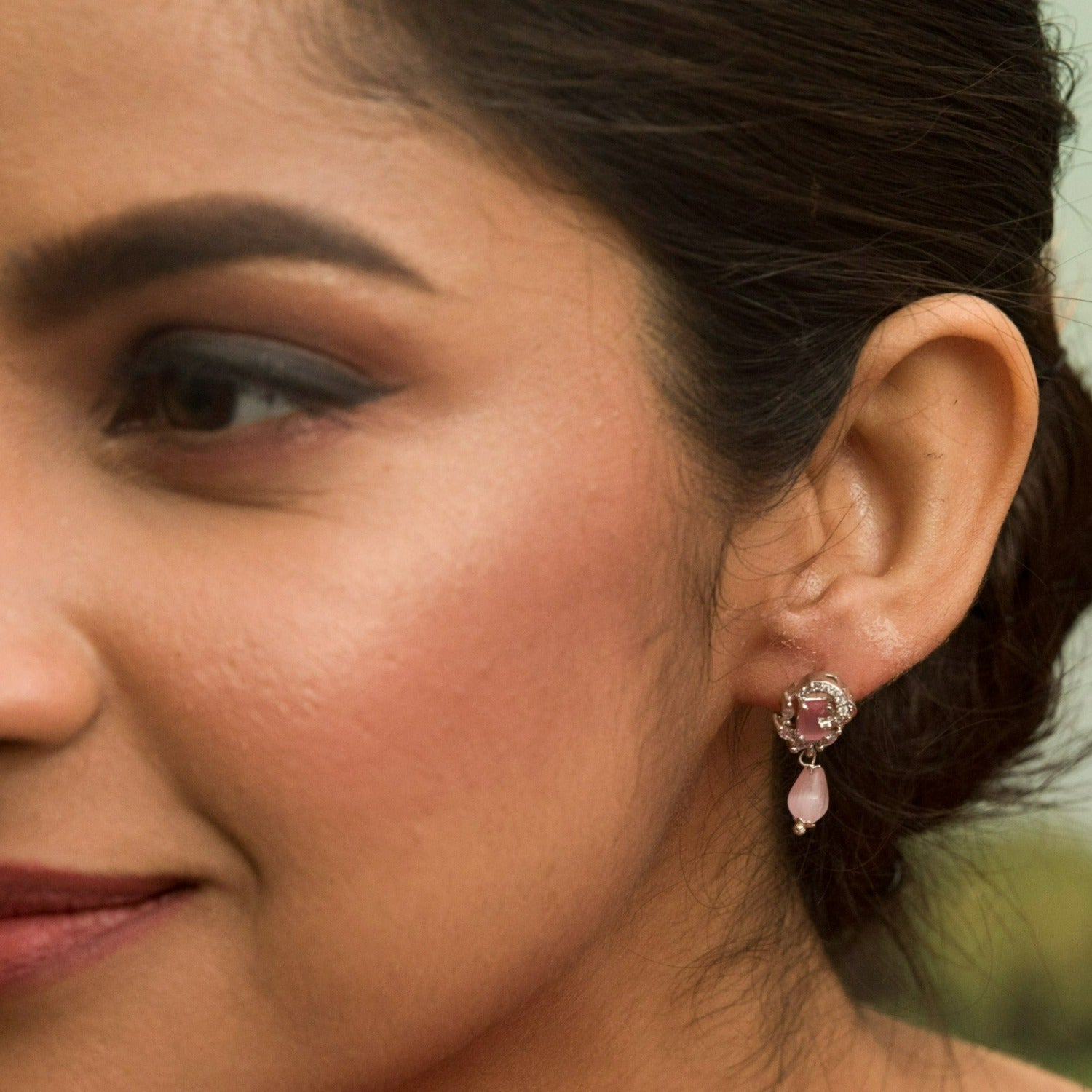 Tejas Nakshatra CZ Drop Earrings