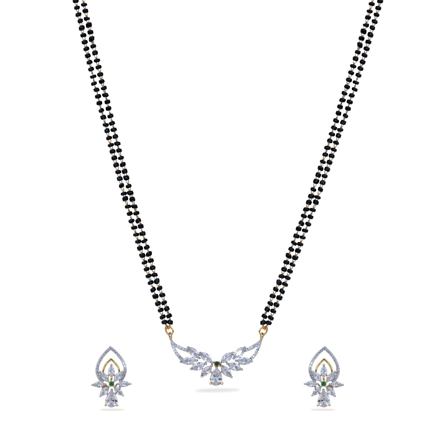 Black and white necklace set deals
