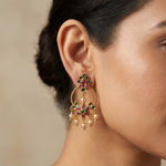Varnika Antique Chandbali Earrings
