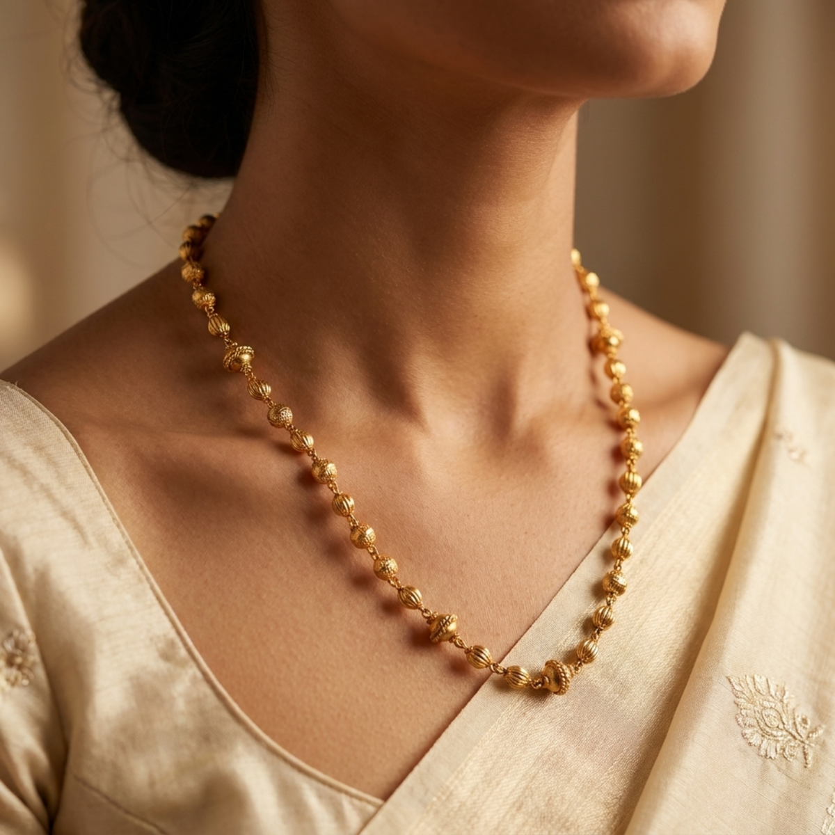 Dhira Delicate Antique Necklace