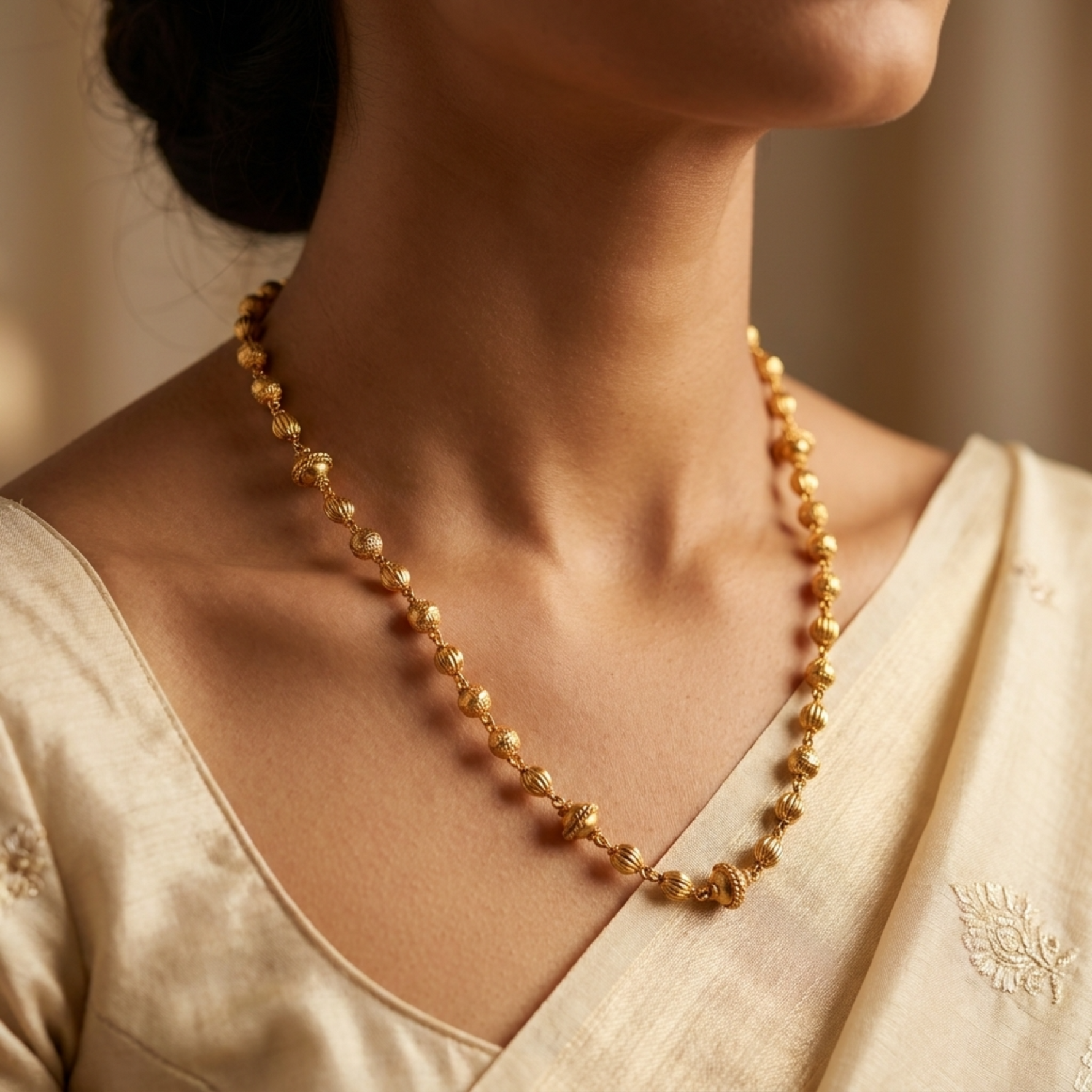 Dhira Delicate Antique Necklace