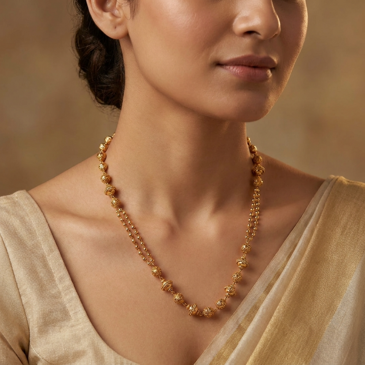 Tanishka Delicate Antique Necklace